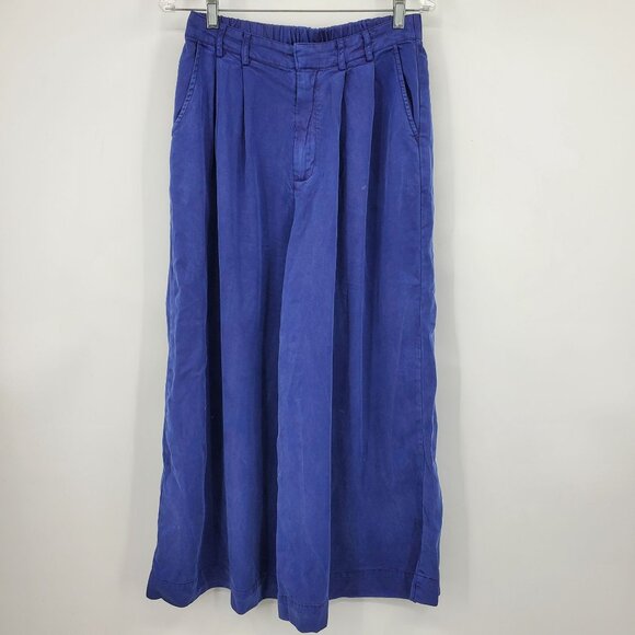 YFB Young Fabolous & Broke Wide Leg Cropped Ankle Summer Boho Pants Large - Picture 1 of 7